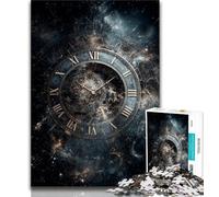 1000 Piece Jigsaw Puzzle for Adults Teens Cosmic Clock Puzzles for Teenagers,Fun Games Every Piece Is Unique - Challenging Family Fun Game (size 75x50cm)