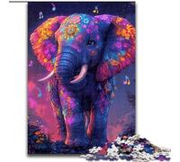 1000 Piece Jigsaw Puzzle for Adults Teens Cosmic Elephant, Toys Educational Games Stress Relieving Wall Decoration (size 50x75cm)