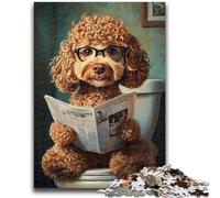 1000 Piece Jigsaw Puzzle for Adults Teens Cute Goldendoodle Vibrant And Unique Design Relaxing & Challenging Puzzle Experience 50x75cm