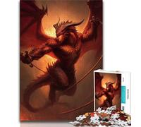 1000 Piece Jigsaw Puzzle for Adults Teens Demon,Help The Brain Exercise Addictive Toys to Cultivate Patience Wall Decoration (38x26cm)