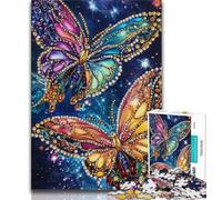 1000 Piece Jigsaw Puzzle for Adults Teens Diamond Butterfly 1000 Piece Jigsaw,Learning Educational Toys Family Games Unique Birthday And Gifts 75x50cm
