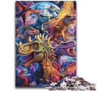 1000 Piece Jigsaw Puzzle for Adults Teens Dinosaur Tyrannosaurus Adult Puzzles,Birthday Present, Gifts, Wall Art for Age 14 Years Up (75x50cm)
