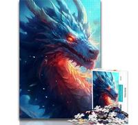 1000 Piece Jigsaw Puzzle for Adults Teens Dragon Cool 1000 Piece Puzzle,Quiz Game Wall Decoration Unique Birthday And Xmas Gifts 38x26cm