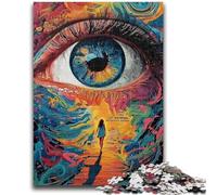 1000 Piece Jigsaw Puzzle for Adults Teens Dream Eye Adult Puzzles,Birthday Present, Gifts, Wall Art for Age 14 Years Up (38x26cm)