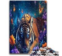 1000 Piece Jigsaw Puzzle for Adults Teens Fallen Tiger Challenging To Complete But Fun And Humorous Educational Game for Birthday 50x75cm