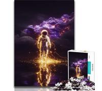 1000 Piece Jigsaw Puzzle for Adults Teens Fantasy Astronaut,Help The Brain Exercise Addictive Toys to Cultivate Patience Wall Decoration (75x50cm)