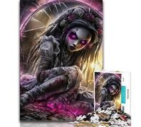 1000 Piece Jigsaw Puzzle for Adults Teens Fantasy Dark Girl,Toys Educational Games Stress Relieving Unique Home Decor And Gifts (38x26cm)