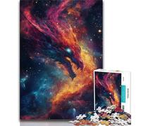 1000 Piece Jigsaw Puzzle for Adults Teens Fantasy Dragon 1000 Piece Puzzle,Fun Games Every Piece Is Unique - Challenging Family Fun Game 75x50cm