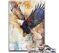 1000 Piece Jigsaw Puzzle for Adults Teens Fantasy Eagle Adult Puzzles,Birthday Present, Gifts, Wall Art for Age 14 Years Up (38x26cm)
