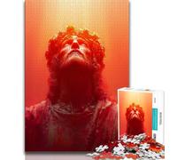 1000 Piece Jigsaw Puzzle for Adults Teens Fantasy Jesus,Help The Brain Exercise Addictive Toys to Cultivate Patience Wall Decoration (38x26cm)