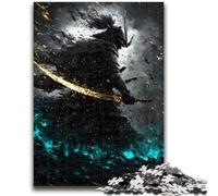 1000 Piece Jigsaw Puzzle for Adults Teens Fantasy Ninja Warrior 1000 Pieces for Adults,learning Educational Is Ideal As A Gift for The Whole Family (75x50cm)