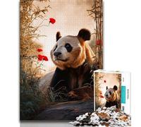 1000 Piece Jigsaw Puzzle for Adults Teens Fantasy Panda Adult Jigsaw,for Educational Game Challenge Toy Birthday Present, Gifts, Wall Art 26x38cm