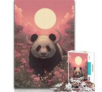 1000 Piece Jigsaw Puzzle for Adults Teens Fantasy Panda Adult Jigsaw,for Educational Game Challenge Toy Birthday Present, Gifts, Wall Art 75x50cm