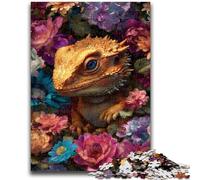 1000 Piece Jigsaw Puzzle for Adults Teens Flowers And Baby Dragons 1000 Pieces for Adults,learning Educational Is Ideal As A Gift for The Whole Family (26x38cm)