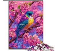 1000 Piece Jigsaw Puzzle for Adults Teens Flowers Sparrow Learning Educational Toys Family Games Gifts for Friends And Family (size 26x38cm)