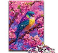 1000 Piece Jigsaw Puzzle for Adults Teens Flowers Sparrow Suitable for Ages 14 And Up Intellectual Toy Game Educational Game for Birthday And Christmas 26x38cm