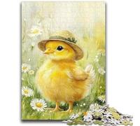 1000 Piece Jigsaw Puzzle for Adults Teens Fluffy Baby Chicks Jigsaw,Educational Games Home Decoration Birthday Present, Gifts, Wall Art (38x26cm)