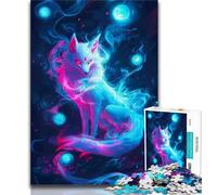 1000 Piece Jigsaw Puzzle for Adults Teens Fox God,Help The Brain Exercise Addictive Toys to Cultivate Patience Wall Decoration (38x26cm)