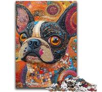 1000 Piece Jigsaw Puzzle for Adults Teens French Bulldog Teenager Jigsaw,Educational Games Home Decoration Birthday Present, Gifts, Wall Art (26x38cm)
