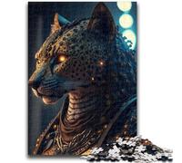 1000 Piece Jigsaw Puzzle for Adults Teens Future Cheetah Challenging To Complete But Fun And Humorous Educational Game for Birthday 50x75cm