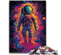 1000 Piece Jigsaw Puzzle for Adults Teens Galactic Astronaut 1000 Piece Puzzle,Classic Educational Games Beautiful Decoration (50x75cm)