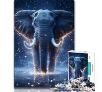 1000 Piece Jigsaw Puzzle for Adults Teens Galaxy Elephant 1000 Piece Puzzle,Classic Educational Games Beautiful Decoration 38x26cm