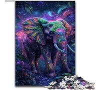 1000 Piece Jigsaw Puzzle for Adults Teens Galaxy Elephant, Educational Games Home Decoration Is Ideal As A Gift for The Whole Family (size 50x75cm)