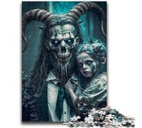 1000 Piece Jigsaw Puzzle for Adults Teens Goat Devil for And 14 Years And over Impossible Game Christmas Birthday Gift 26x38cm