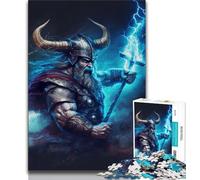1000 Piece Jigsaw Puzzle for Adults Teens God Of Thunder 1000 Piece Puzzle,Quiz Game Wall Decoration Unique Birthday And Xmas Gifts 75x50cm