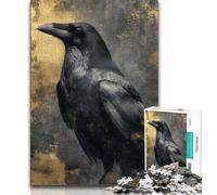 1000 Piece Jigsaw Puzzle for Adults Teens Golden Crow,Educational Games Home Decoration Birthday Present,Gifts,Wall Art (75x50cm)