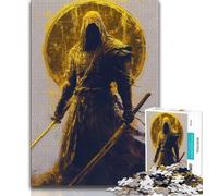 1000 Piece Jigsaw Puzzle for Adults Teens Golden Knights 1000 Piece Jigsaw,Stress Reliever Difficult Challenge Secret Santa Gifts 75x50cm