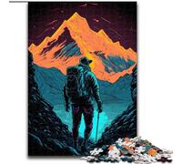 1000 Piece Jigsaw Puzzle for Adults Teens Golden Mountain Adventure, Help The Brain Exercise Addictive Toys to Cultivate Patience Perfect Decoration (Size 26x38cm)