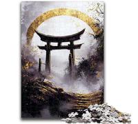 1000 Piece Jigsaw Puzzle for Adults Teens Golden Torii Gate Adult Puzzles,Birthday Present, Gifts, Wall Art for Age 14 Years Up (75x50cm)
