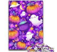 1000 Piece Jigsaw Puzzle for Adults Teens Halloween Theme Challenging To Complete But Fun And Humorous Unique Birthday And Gifts 26x38cm
