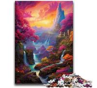 1000 Piece Jigsaw Puzzle for Adults Teens Heaven Landscape Fantasy Colors Educational Games Home Decoration Birthday Present, Gifts for Age 14+ 38x26cm