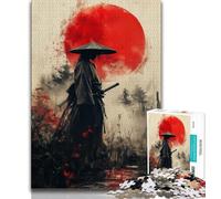 1000 Piece Jigsaw Puzzle for Adults Teens Japanese Ninja Warrior Adult Jigsaw,Challenging Family Activity Games DIY Toy for Home Wall Decor Gifts 38x26cm