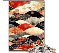 1000 Piece Jigsaw Puzzle for Adults Teens Japanese Pattern, for Educational Game Challenge Toy Unique Home Decor And Gifts (size 26x38cm)