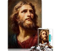 1000 Piece Jigsaw Puzzle for Adults Teens Jesus Adult Jigsaw,Learning Educational Toys Family Games Unique Birthday And Gifts (size 38x26cm)