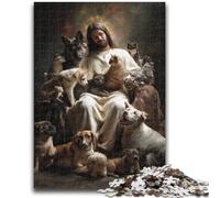 1000 Piece Jigsaw Puzzle for Adults Teens Jesus Art, Educational Games Home Decoration Is Ideal As A Gift for The Whole Family 50X75CM