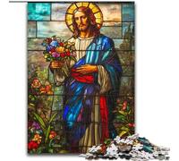 1000 Piece Jigsaw Puzzle for Adults Teens Jesus Art,Toys Educational Games Stress Relieving Unique Home Decor And Gifts 50x75cm