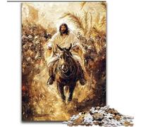 1000 Piece Jigsaw Puzzle for Adults Teens Jesus,Family Game Stress Reliever Difficult Challenge Suitable for Couples 50x75cm