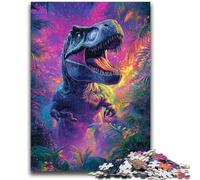 1000 Piece Jigsaw Puzzle for Adults Teens Jungle Dinosaur Adult Puzzles,Educational Toys & Games for Adults And Teenagers (50x75cm)