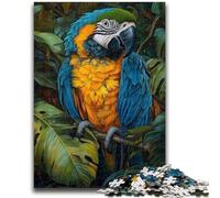 1000 Piece Jigsaw Puzzle for Adults Teens Jungle Parrot Adult Jigsaw,Challenging Family Activity Games DIY Toy for Home Wall Decor Gifts (38x26cm)