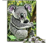 1000 Piece Jigsaw Puzzle for Adults Teens Jungle Sloth Challenging To Complete But Fun And Humorous with Matching Poster And Trivia Sheet 26x38cm