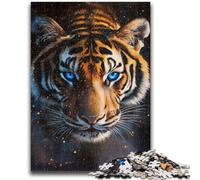 1000 Piece Jigsaw Puzzle for Adults Teens Jungle Tiger Teenager Jigsaw,Educational Games Home Decoration Birthday Present, Gifts, Wall Art (26x38cm)