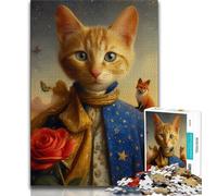 1000 Piece Jigsaw Puzzle for Adults Teens Little Prince Dog 1000 Piece Puzzle,Fun Games Every Piece Is Unique - Challenging Family Fun Game 26x38cm