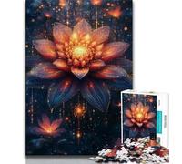 1000 Piece Jigsaw Puzzle for Adults Teens Lotus 1000 Pieces for Adults,Birthday Present, Gifts, Wall Art for Ages 14+ (size 75x50cm)