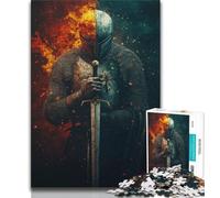 1000 Piece Jigsaw Puzzle for Adults Teens Magical Knight 1000 Pieces for Adults,Challenging Game Gifts for Is Ideal As A Gift for The Whole Family 38x26cm