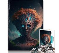 1000 Piece Jigsaw Puzzle for Adults Teens Magical Tree 1000 Piece Puzzle,Quiz Game Wall Decoration Unique Birthday And Xmas Gifts 38x26cm