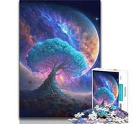 1000 Piece Jigsaw Puzzle for Adults Teens Magical Tree Jigsaw,Family Entertainment Toys with Matching Poster And Trivia Sheet 75x50cm